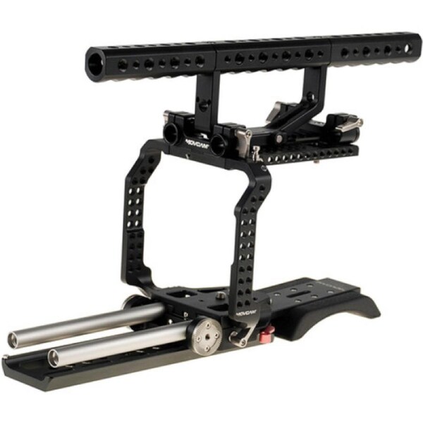 Movcam Universal Cage Kit Handle Bracket Base Plate for Sony F5/F55 Camera