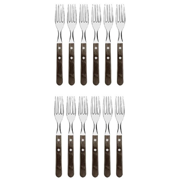 Tramontina Churrasco Table Forks Set 12 - Brown