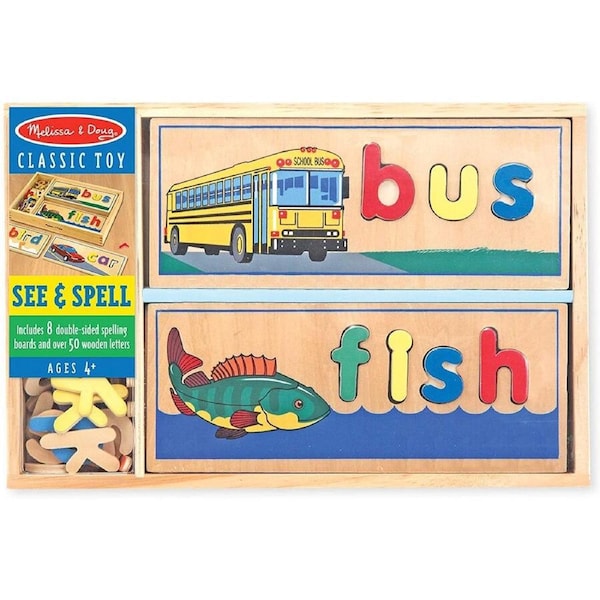 Melissa & Doug Wooden See & Spell