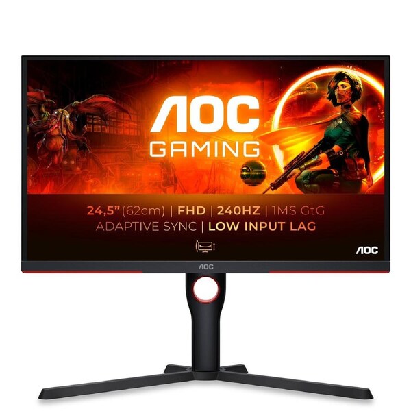 AOC 25G3ZM 24.5" FHD 1ms 240Hz FreeSync Gaming Monitor