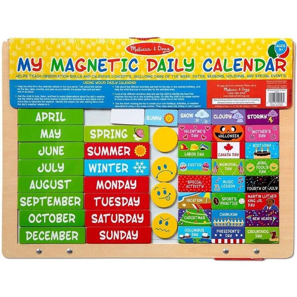 Melissa & Doug My Magnetic Daily Calendar