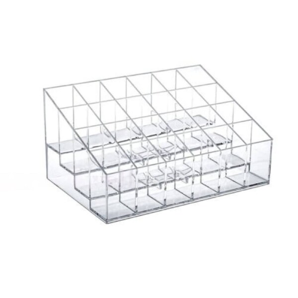 Fits 24 Lipsticks Lipstick Storage Case Clear Acrylic Organizer