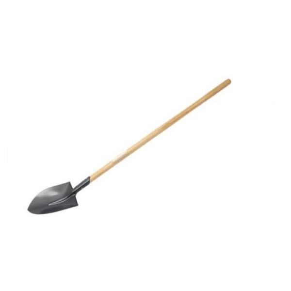 Wooden Handle 145cm Post Hole Digging Shovel