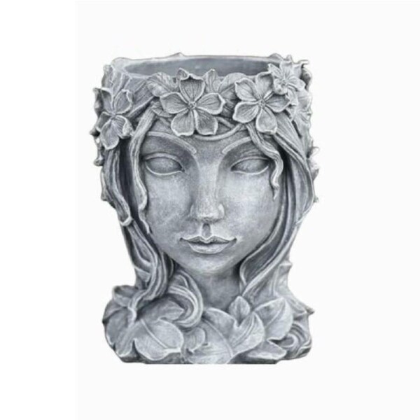 Lady Face Planter Goddess Head Succulent Pot