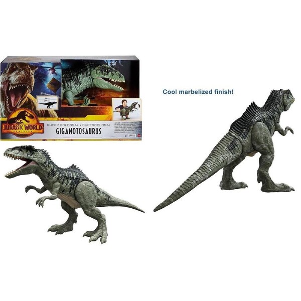 Jurassic World Dominion Large- Giganotosaurus -Dinsoaur Toy Super Colossal Rex Dino Fun
