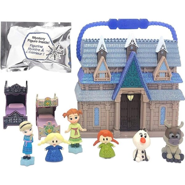 Disney Frozen Animators Collection Littles Arendelle Castle Anna Elsa Doll Olaf