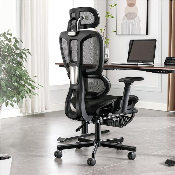ALFORDSON Ergonomic Office Chair Mesh Seat Black