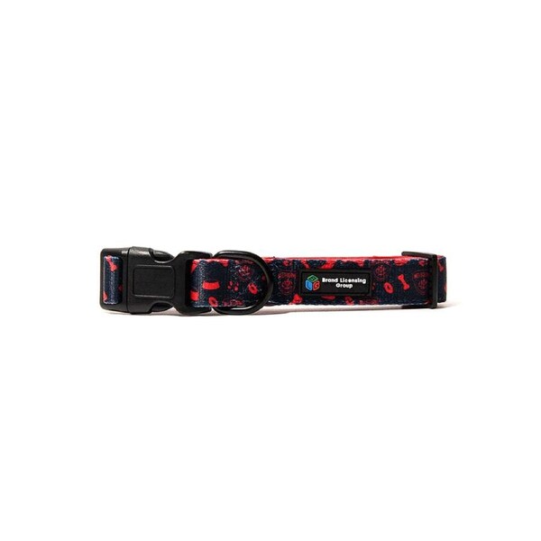 AFL Melbourne Demons Pet Collar L Dog 33-52cm Neck Nylon Accessory Strap Buckle