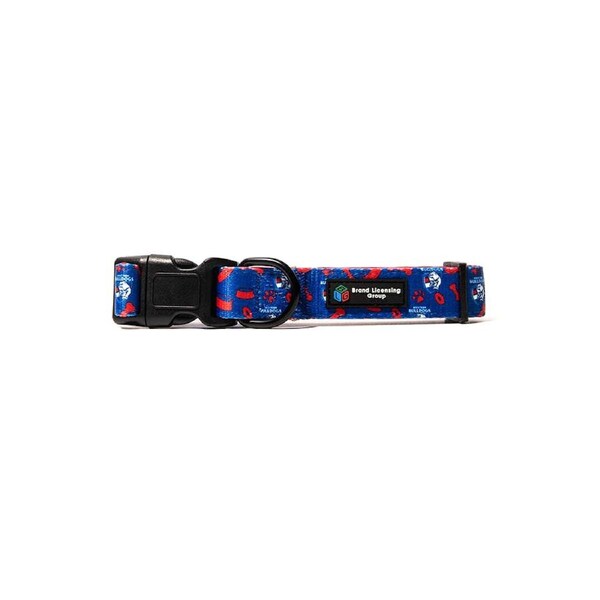 AFL Western Bulldogs Pet Collar L Dog 33-52cm Neck Nylon Accessory Strap Buckle