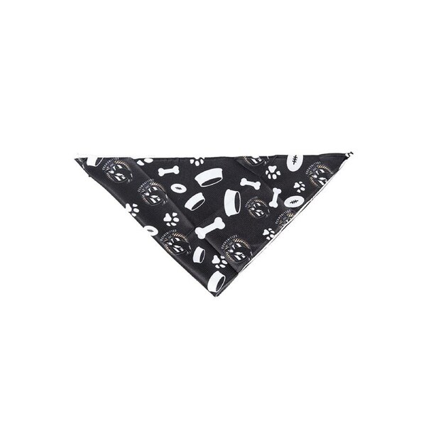 AFL Collingwood Magpies Pet Bandana S Dog 28cm Collar Neckerchief Neck Accessory