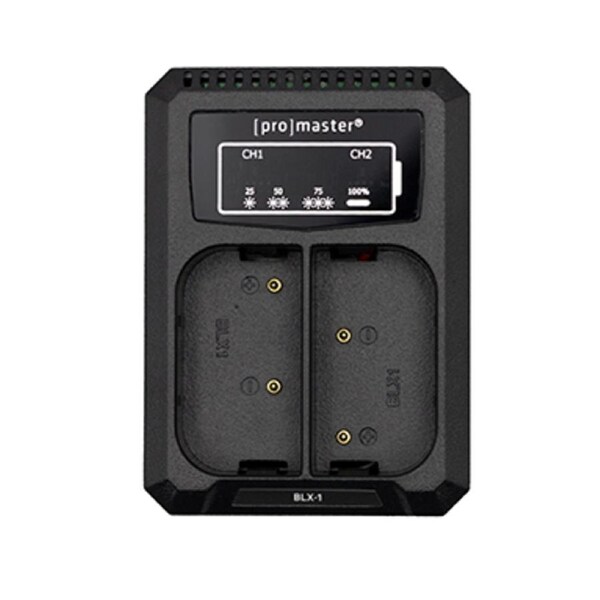 ProMaster Dually Charger - USB - Olympus BLX-1
