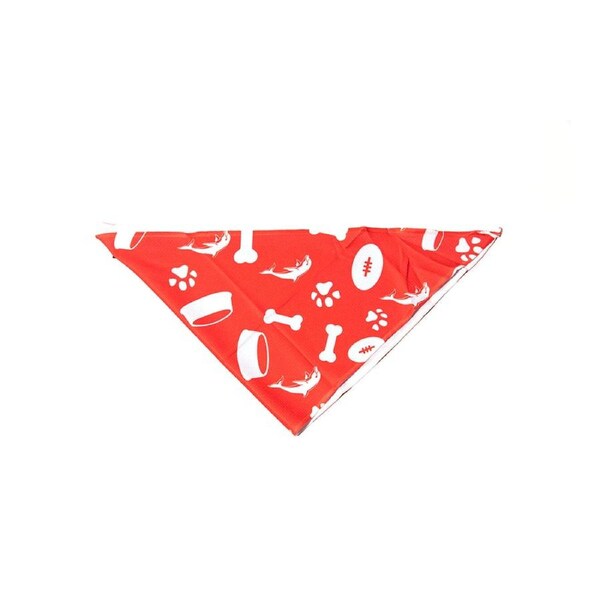 NRL Dolphins Pet Bandana L Dog 44cm Collar Triangle Scarf Neckerchief Accessory