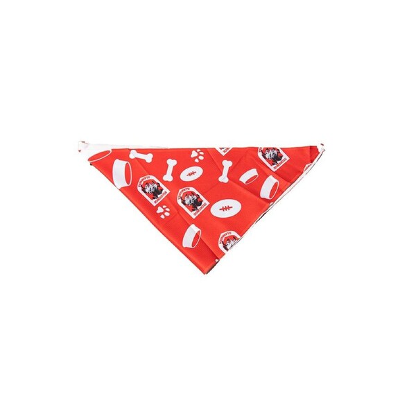 NRL St George Dragons Pet Bandana S Dog 28cm Collar Triangle Scarf Accessory