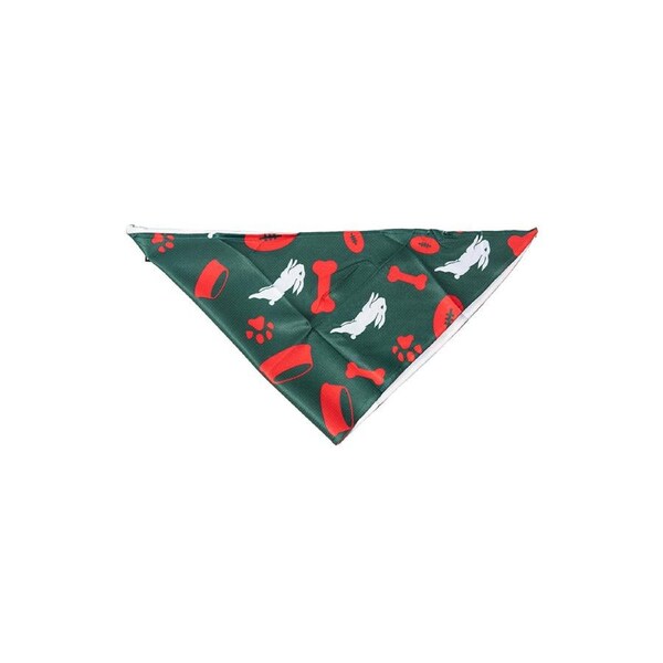 NRL South Sydney Rabbitohs Pet Bandana L Dog 44cm Collar Triangle Neck Accessory