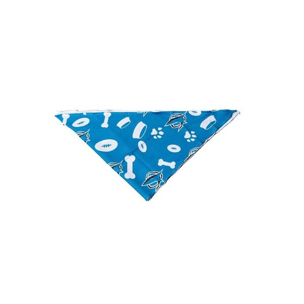 NRL Cronulla Sharks Pet Bandana L Dog 44cm Collar Triangle Neckerchief Accessory