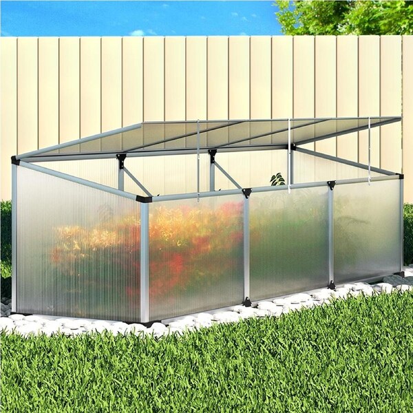 Green Fingers Greenhouse Gable Shed Green House 180x50x50CM