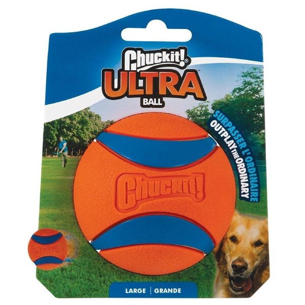 CHUCKIT! Ultra Ball For Dogs Large 8cm (1 Pack)