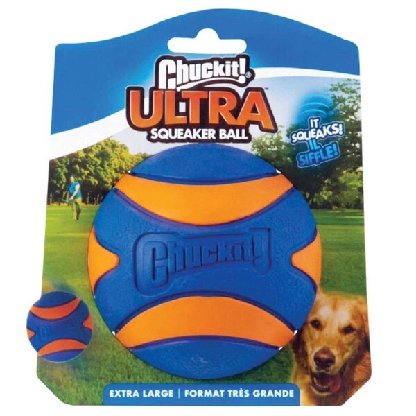 CHUCKIT! Ultra Squeaker Ball For Dogs Extra Large 9cm