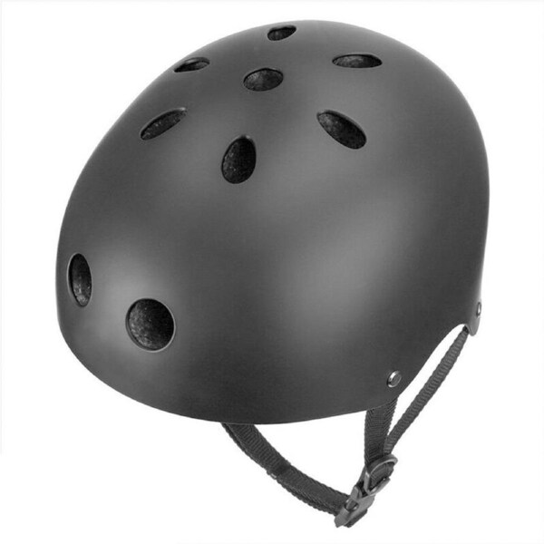 Bike & Skate Helmet Kids Adult Skateboard Professional S/M/L Black S