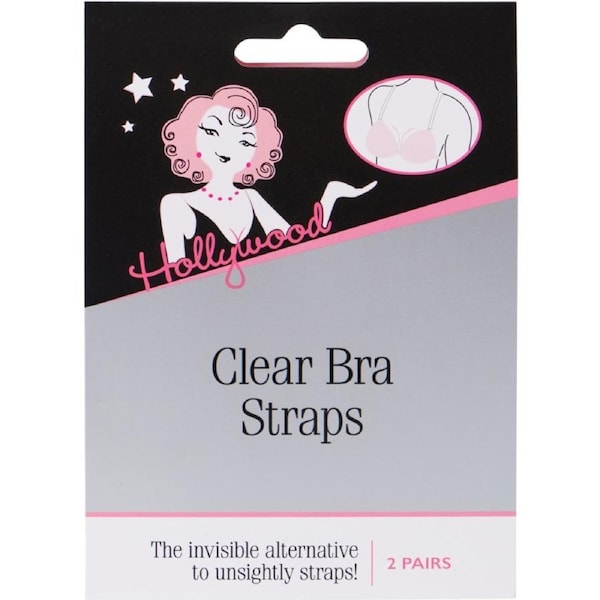 Hollywood Fashion Secrets Clear Bra Straps