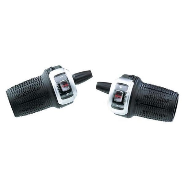 Microshift Twist Shifter - DS85 - 3x8 Speed - Pair (Shimano Mountain)