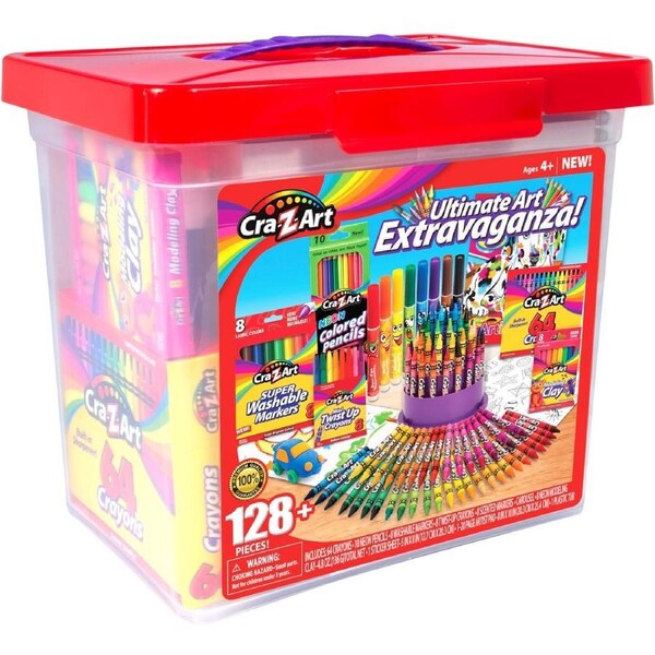 Cra-Z-Art Ultimate Art Extravaganza 128+ Piece
