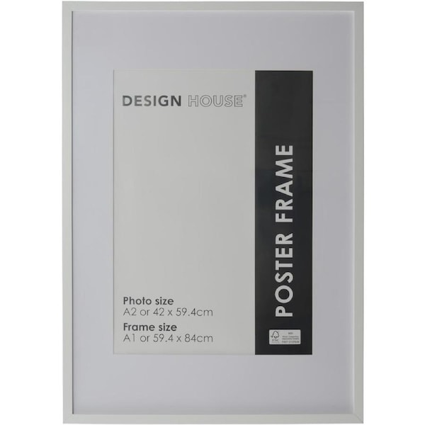 Design House A1 Poster Frame - White