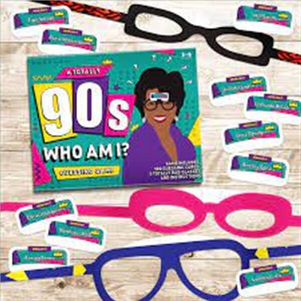 90s Who Am I? Game Card Game