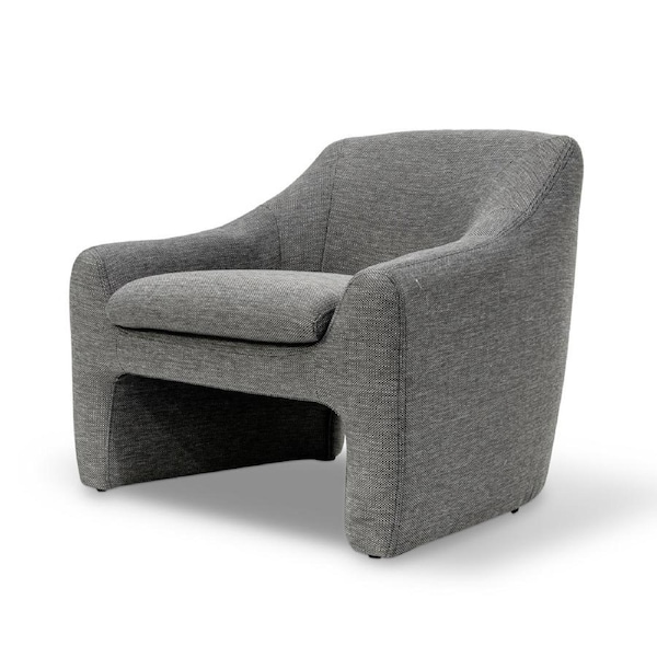 Rubin Fabric Armchair - Graphite Grey
