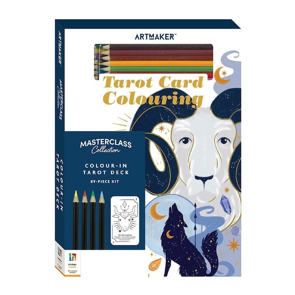 Art Maker Masterclass Collection Tarot Card Colouring Kit Creative Activity