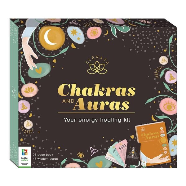 Elevate Chakras and Auras Mindful Wellness Book Kit Relax Spiritual Health