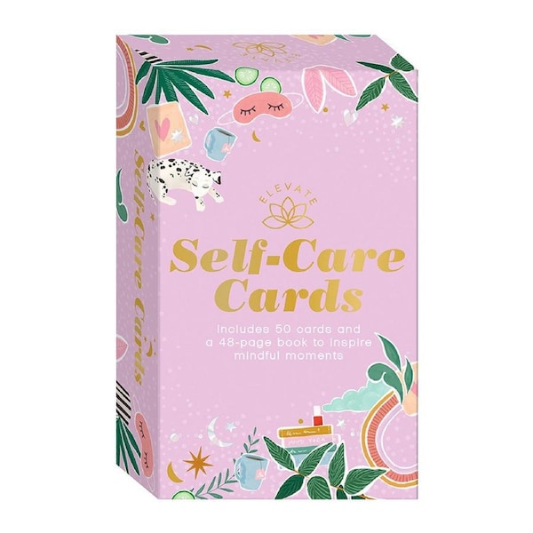 Elevate Self-Care Cards Wellness Cards And Book Kit Mindfulness Spiritual