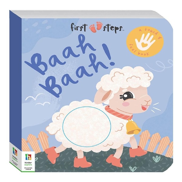 Building Blocks First Steps Baa Baa! Sensory Board Book Fiction Novel 0y+