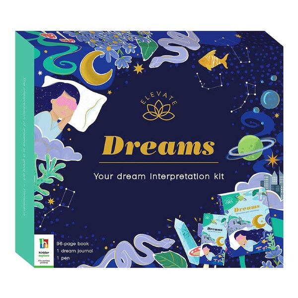 Elevate Dreams Mindful Wellness Book And Pen Dream Interpretation Kit Journal