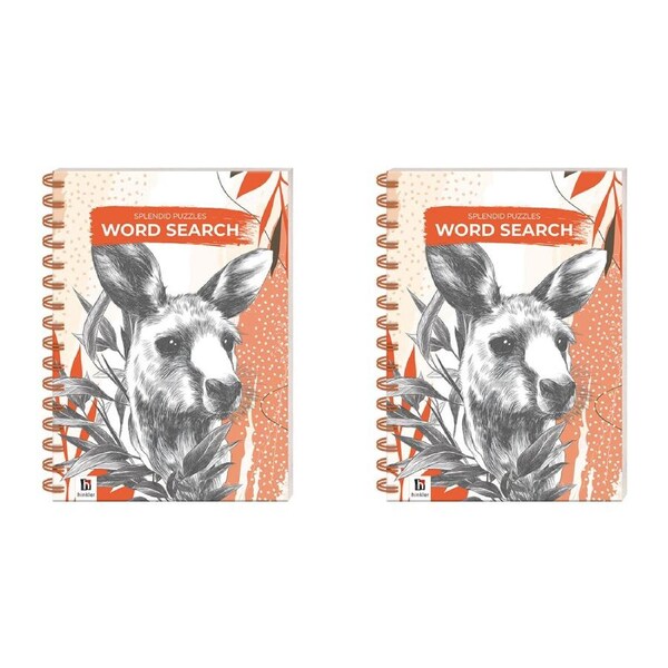 2x Solve It! Splendid Puzzles: Word Search Adult Puzzle Book Mind Challenge