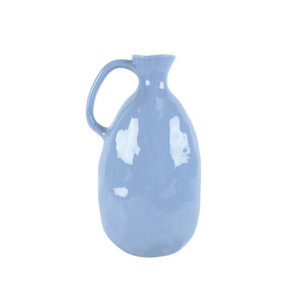 Maine & Crawford Caelin 30x16cm Lekyths Porcelain Vase Home Decor Baby Blue