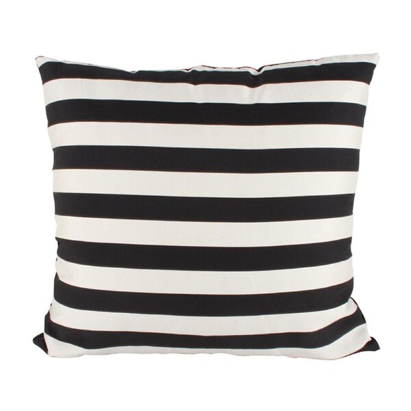 Maine & Crawford 45cm Marla Jacquard Stripe Filled Cushion Pillow Square Decor