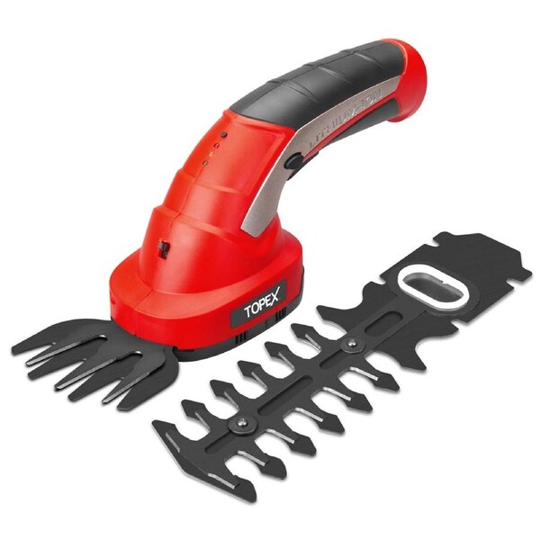 TOPEX 4v 2in1 Cordless Grass Hedge Trimmer Grass Shears Cutter Garden Tool