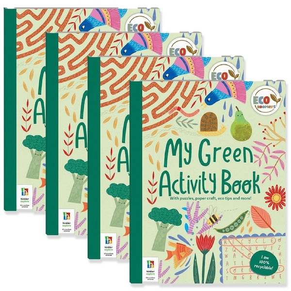 4x Building Blocks Eco Zoomers My Green Childrens Activity Book Project 5y+