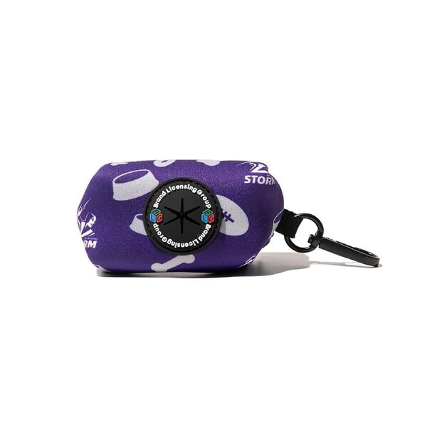 NRL Melbourne Storm Pet Poop Bag Holder Dog Poo Waste Storage Pouch Dispenser