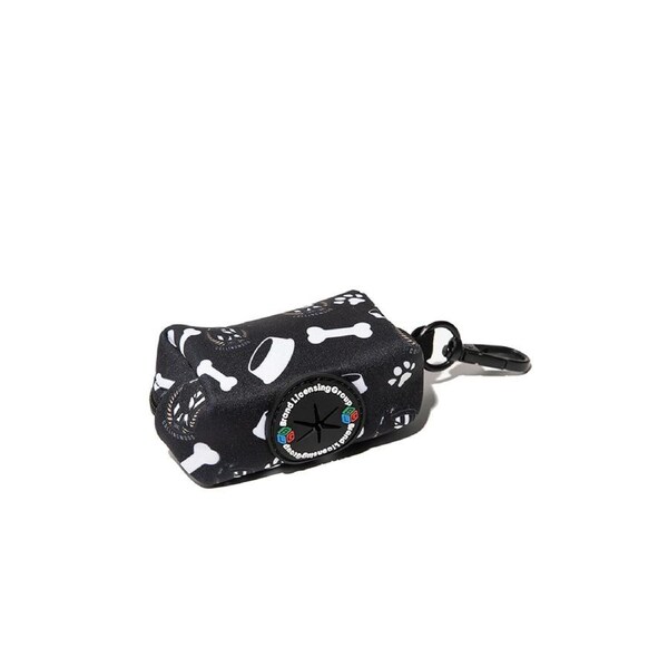 AFL Collingwood Magpies Pet Poop Bag Holder Dog Waste Storage Pouch Dispenser