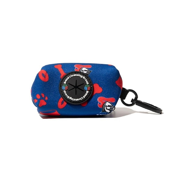 NRL Newcastle Knights Pet Poop Bag Holder Dog Waste Storage Pouch Dispenser
