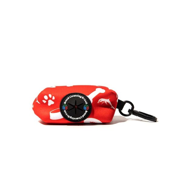 NRL Dolphins Pet Poop Bag Holder Dog Poo Waste Storage Travel Pouch Dispenser