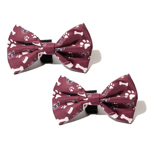 2x NRL Manly Sea Eagles Pet Bowtie Dog Necktie Ribbon Collar Accessory One Size