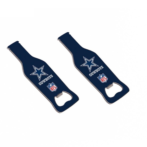 2x NFL Dallas Cowboys Bottle Opener 10cm Magnetic Beer/Soda Cap Remover Bar Tool