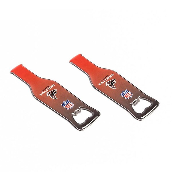 2x NFL Atlanta Falcons Bottle Opener 10cm Magnetic Beer/Soda Cap Remover Tool