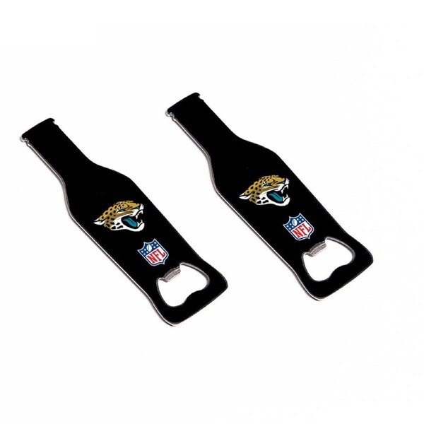 2x NFL Jacksonville Jaguars Bottle Opener 10cm Magnetic Beer Cap Remover Tool