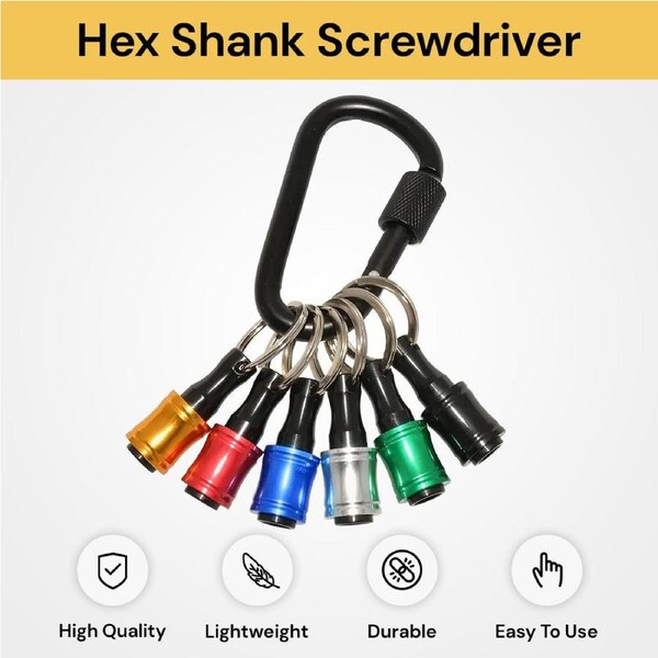 6PCs Hex Shank Screwdriver With Holder