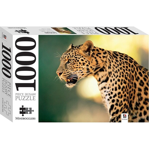 Mindbogglers 1000pc Jigsaw Puzzle: Leopard Animal Theme Kids Activity Toy