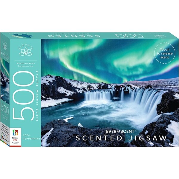 Elevate Scented 500pc Jigsaw Puzzle: Cool Peppermint Kids Activity Toy 12y+